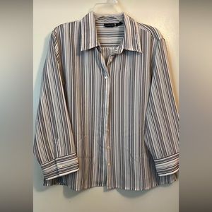 Striped George Button Down Top ⭐️